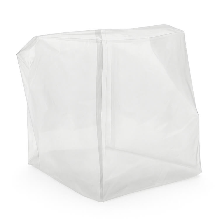 Square Bottom Clear Poly Covers  - Manufactured in the USA by SECO Industries.